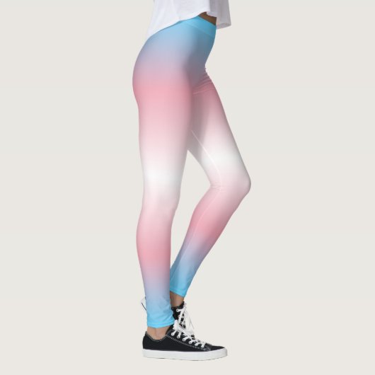 Gradient Pride Patten: Trans Leggings (Rechts)