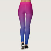 Gradient Pride Pattern: Bi Leggings (Rückseite)