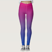 Gradient Pride Pattern: Bi Leggings (Vorderseite)