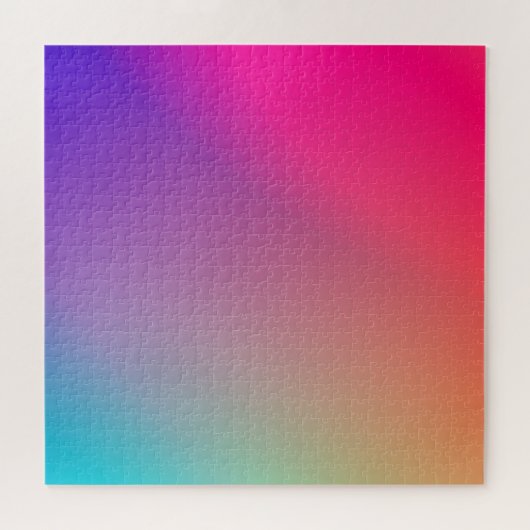 Gradient Prismatic Rainbow herausfordernd Puzzle (Horizontal)