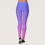 Gradient Purple Leggings - Stylish & Comfortable (Rückseite)