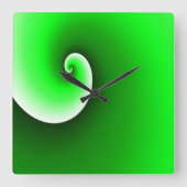 Gradient Quadratische Wanduhr (Vorderseite)