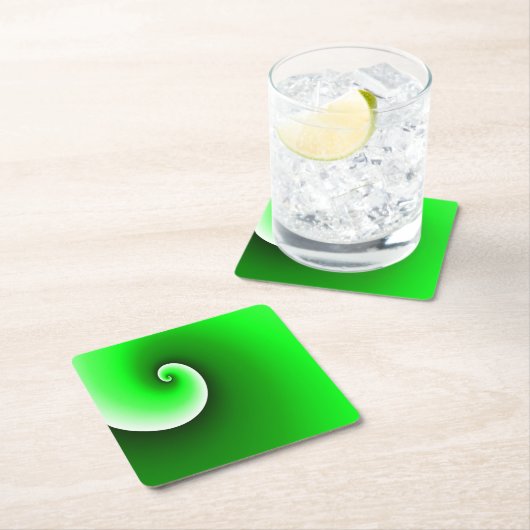 Gradient Rechteckiger Pappuntersetzer (Vor Ort)