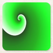 Gradient Rechteckiger Pappuntersetzer (Vorderseite)