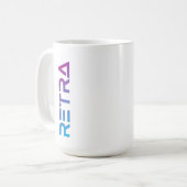 Gradient Retra Kaffeetasse (Vorderseite Links)