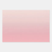 Gradient Rosa Minimalistisch Geschenkpapier Set (Vorderseite 3)