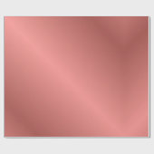 Gradient Rose Gold Geschenkpapier (Flach)