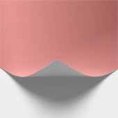 Gradient Rose Gold Geschenkpapier (Ecke)