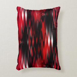 Gradient rot bis schwarz Fonds bilden abstrakte Zi Dekokissen