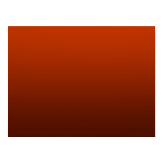 Gradient Rot - tief zu hell | Stimmungshintergrund Poster (Vorderseite)