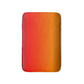 Gradient rot und orange ombre badematte (Vorderseite Vertikal)