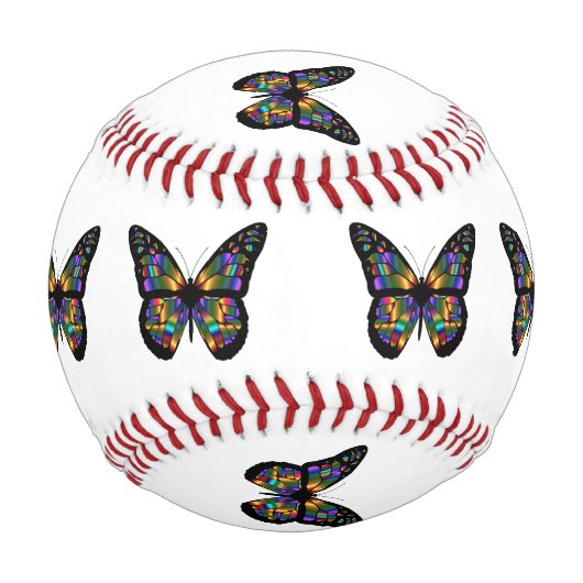 Gradient-Schmetterling-Cartoon Baseball (Vorderseite)