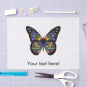 Gradient-Schmetterling-Cartoon Seidenpapier (Handwerk)