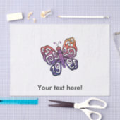 Gradient-Schmetterling-Clipart Seidenpapier (Handwerk)
