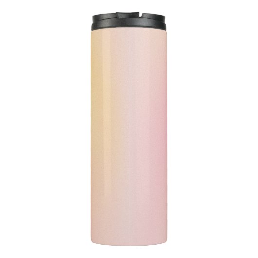 Gradient Script Monogram Thermal Tumbler Thermosbecher (Rückseite)