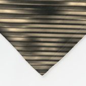 Gradient sepia schmale Streifen über erblindete Lö Fleecedecke (Ecke)