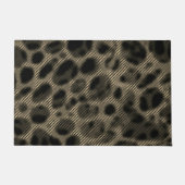 Gradient sepia schmale Streifen über erblindete Lö Fußmatte (Vorderseite)