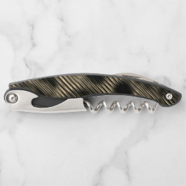 Gradient sepia schmale Streifen über erblindete Lö Kellnermesser