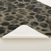 Gradient sepia schmale Streifen über erblindete Lö Sherpadecke (3/4)