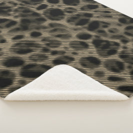 Gradient sepia schmale Streifen über erblindete Lö Sherpadecke