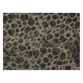 Gradient sepia schmale Streifen über erblindete Lö Tischdecke (Vorderseite (Horizontal))