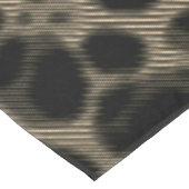 Gradient sepia schmale Streifen über erblindete Lö Tischdecke (Schrägansicht)