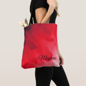 Gradient Shades of Red in Wavy Muster Tasche (Von Nahem)