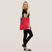 Gradient Shades of Red in Wavy Muster Tasche (Am Model)