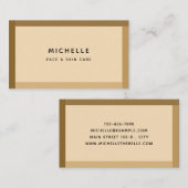 Gradient Skin Colors Minimale Visitenkarte (Vorne/Hinten)