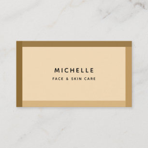 Gradient Skin Colors Minimale Visitenkarte
