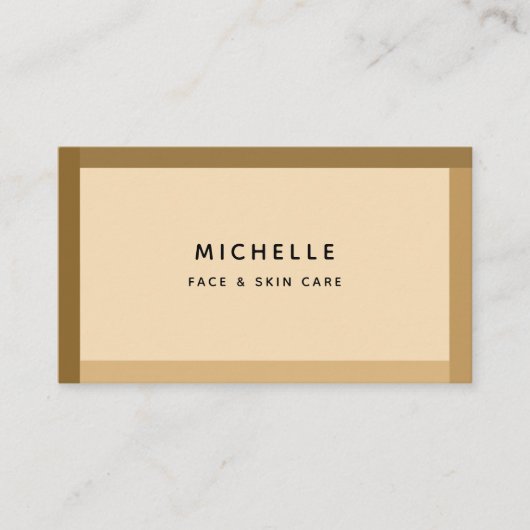 Gradient Skin Colors Minimale Visitenkarte (Vorderseite)