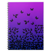 Gradient Spiral Foto Notebook Notizblock (Vorderseite)