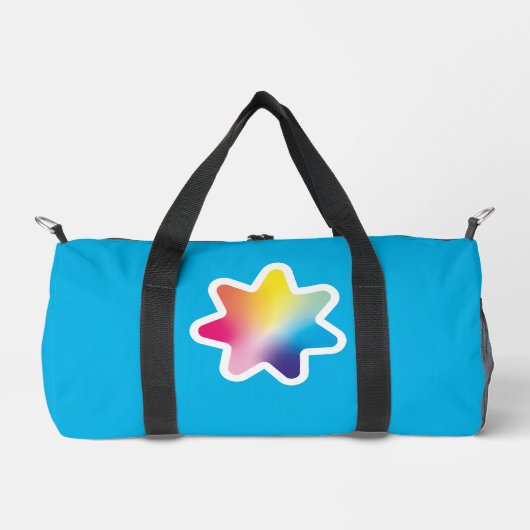 Gradient Star. Duffle Bag (Vorderseite)