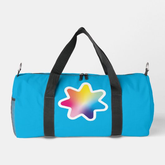 Gradient Star. Duffle Bag (Rückseite)