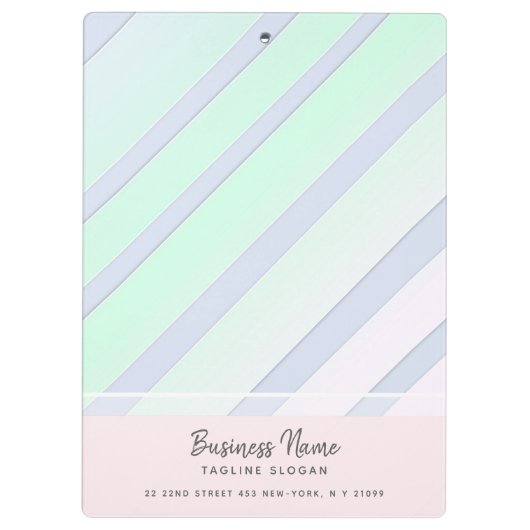 Gradient Streifen Klemmbrett (Rückseite)