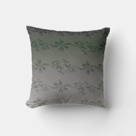 Gradient Strip Blumenmuster Kissen