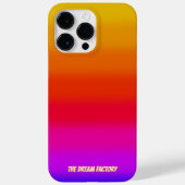 Gradient Strip Monogramm Case-Mate iPhone Hülle (Rückseite)