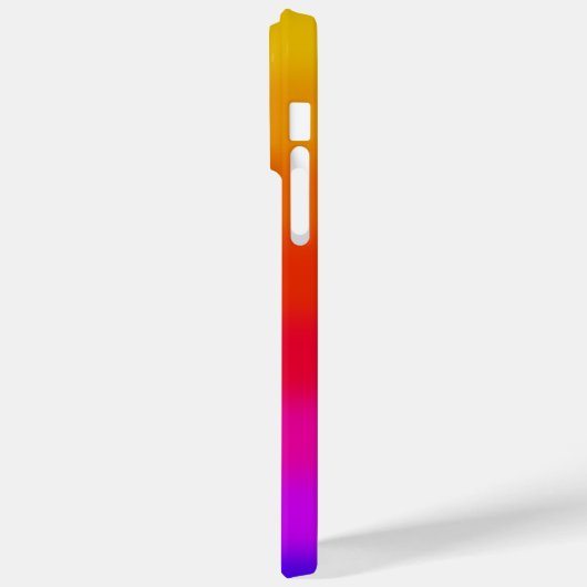 Gradient Strip Monogramm Case-Mate iPhone Hülle (Rückseite / Links)