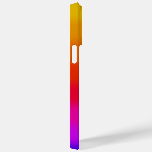 Gradient Strip Monogramm Case-Mate iPhone Hülle (Rückseite / Rechts)