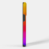 Gradient Strip Monogramm iPhone Hülle (Rechte Seite)