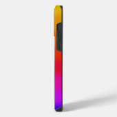 Gradient Strip Monogramm iPhone Hülle (Linke Seite)