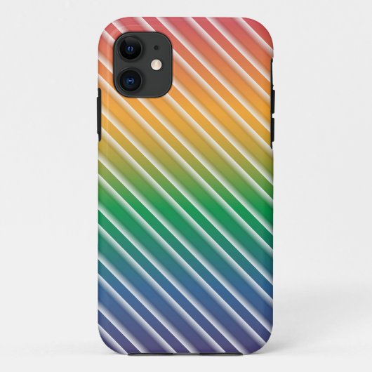 Gradient Stripes - Fruchtiger Regenbogen Case-Mate iPhone Hülle (Rückseite)