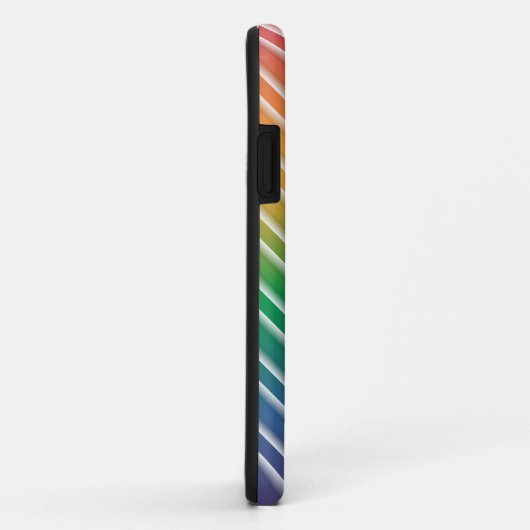 Gradient Stripes - Fruchtiger Regenbogen Case-Mate iPhone Hülle (Hinten/Rechts)