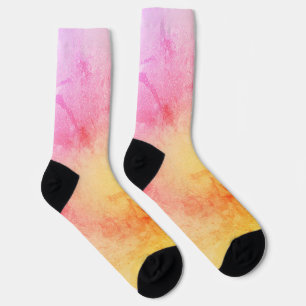 Gradient Sunset Crew Socks für Männer Socken