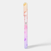 Gradient Sunset Fish Muster Modernes Personalisier Case-Mate iPhone Hülle (Rückseite / Links)