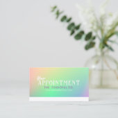 Gradient Termin Card Treuekarte (Stehend Vorderseite)