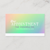 Gradient Termin Card Treuekarte (Vorderseite)