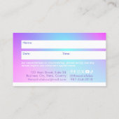 Gradient Termin Card Treuekarte (Rückseite)