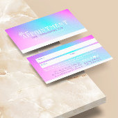 Gradient Termin Card Treuekarte