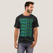Gradient Text Ringette T-Shirt (Vorne ganz)